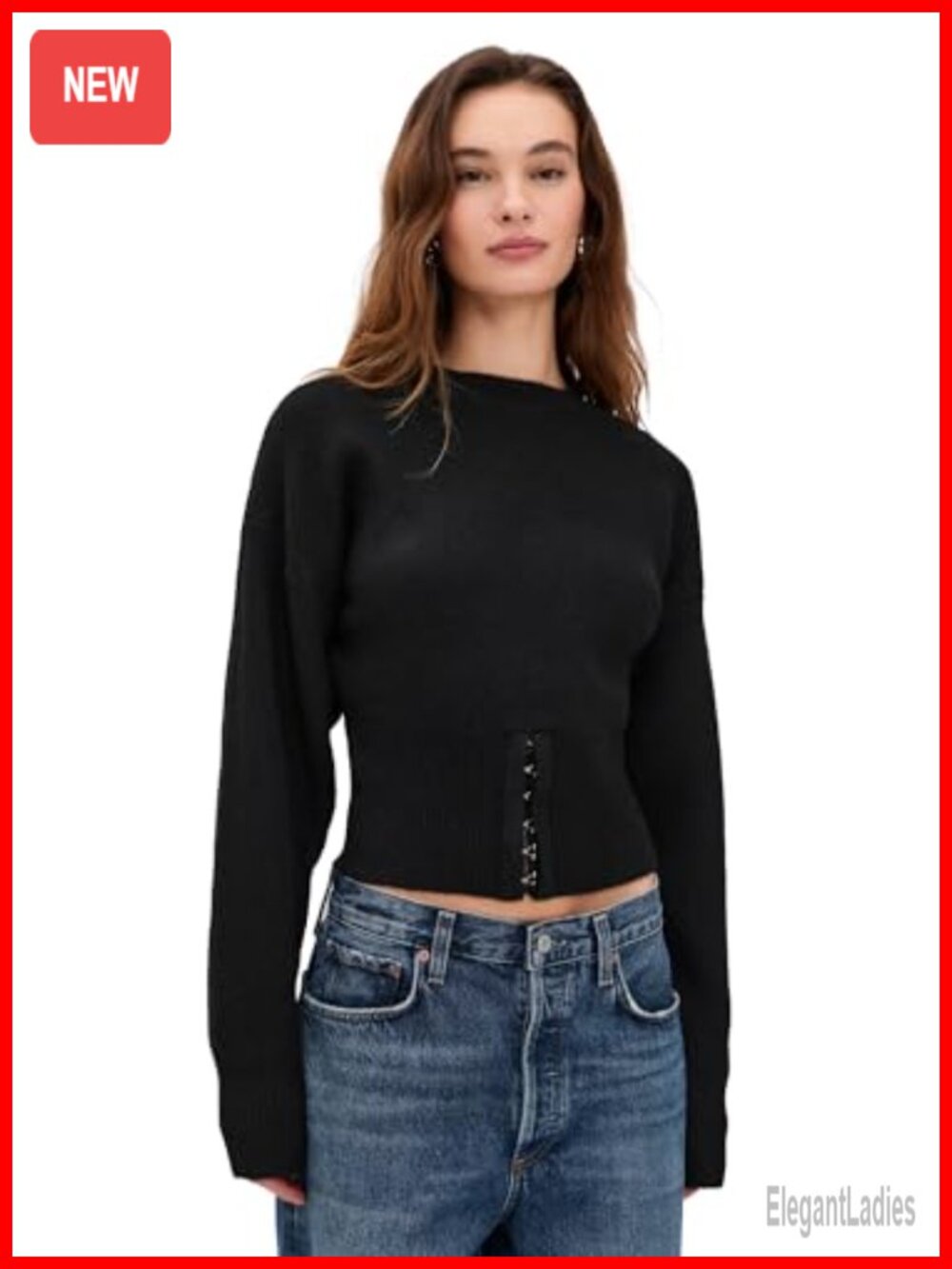 Dion Mid-Weight Knit Sweatshirt Crew Neck Long Sleeve Pullover
